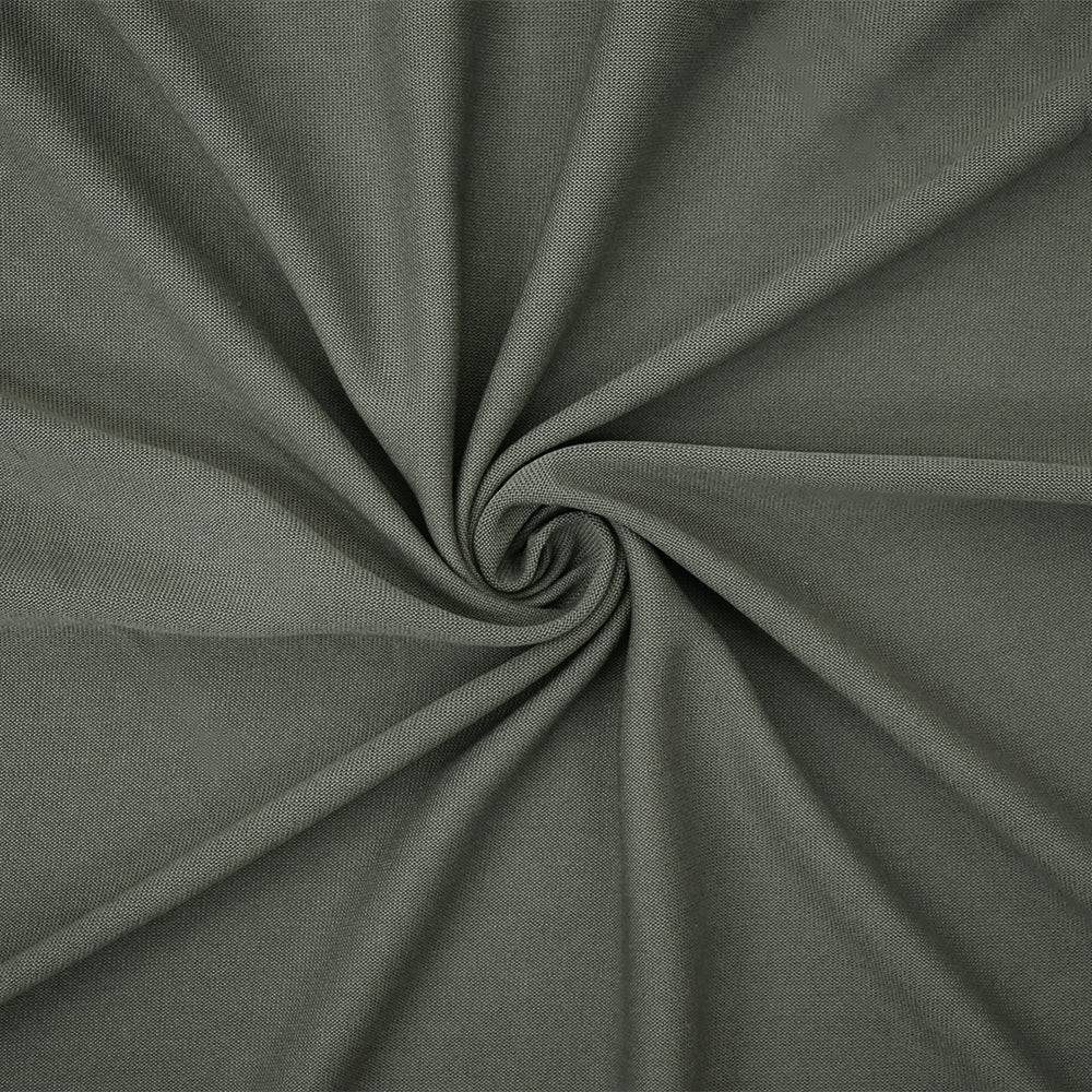 1 Yard Stone Gray Modal Polyester Spandex Jersey Knit Fabric Soft Stretch 60 Inches Wide