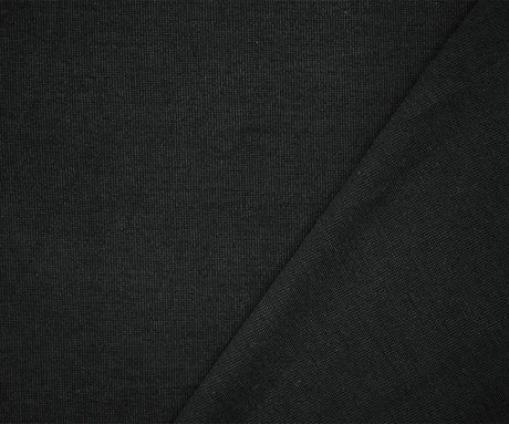 1 Yard Black Cotton Polyester Spandex Tissue Jersey Knit Fabric Lightweight Soft Stretch 60 Inches Wide