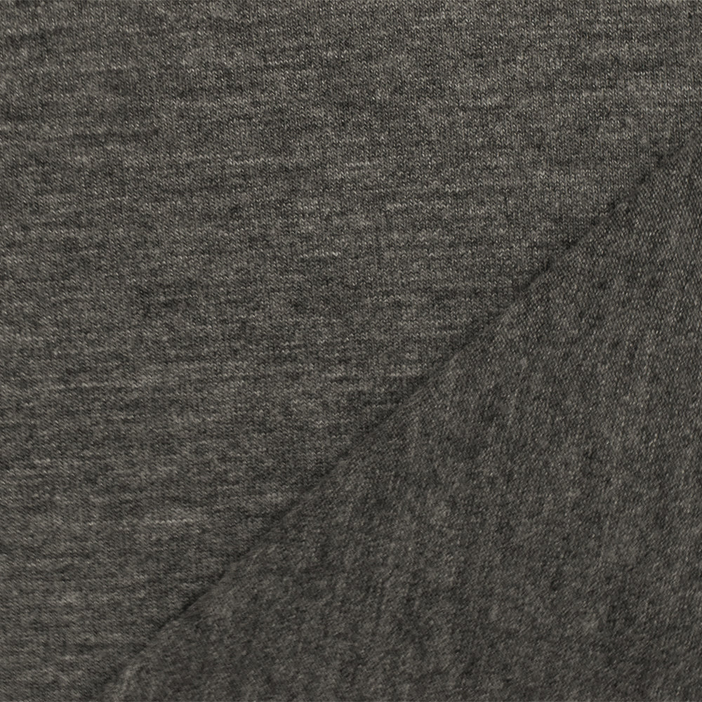 1 Yard Faded Gray Crinkle Stretch Jersey Knit Fabric 53 Inches