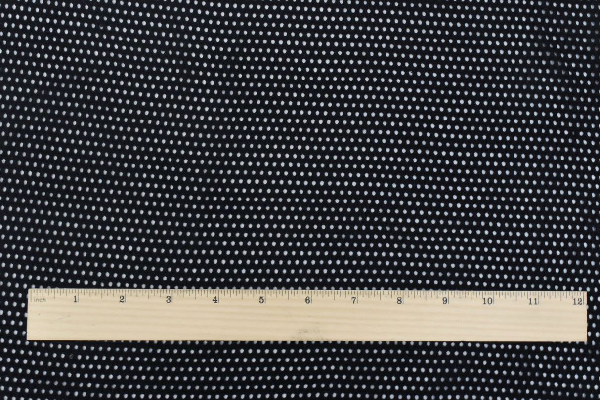 1 Yard Just Black Spandex Poly Rayon Athletic Mesh Knit Fabric For Activewear And Blouses 58 Inches Width