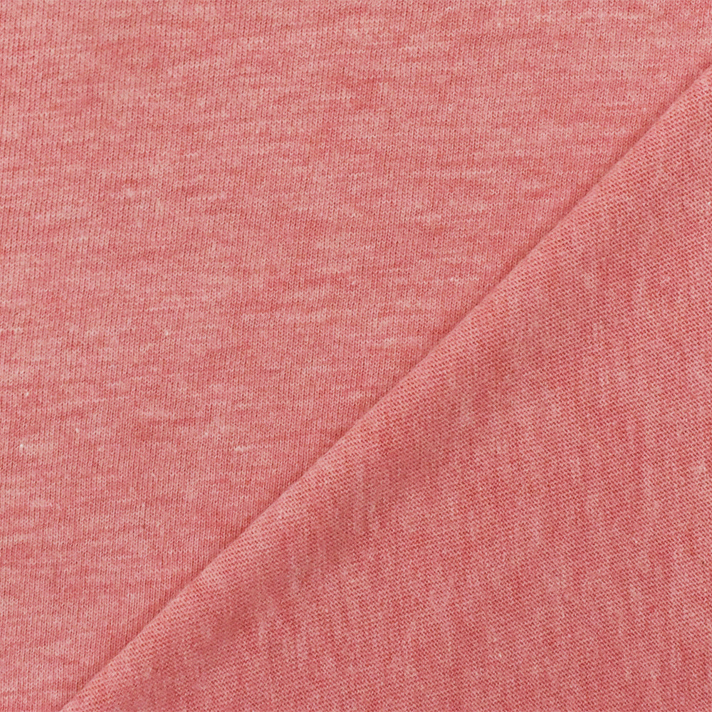 1 Yard Shadow Gray-Multi Heather Stretch Rayon Jersey Knit Fabric 58 Inches