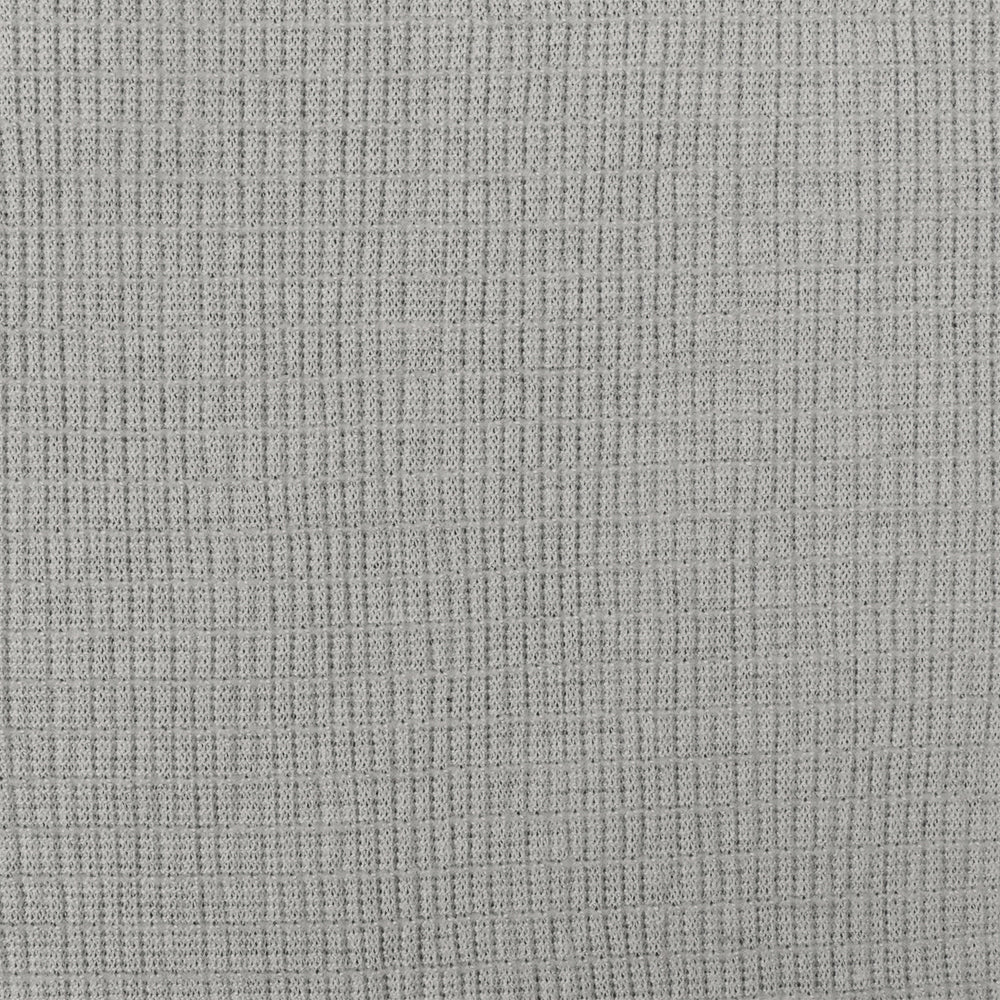 1 Yard Dusty Blue Gray White Slub Stretch Jersey Knit Fabric 58 Inches