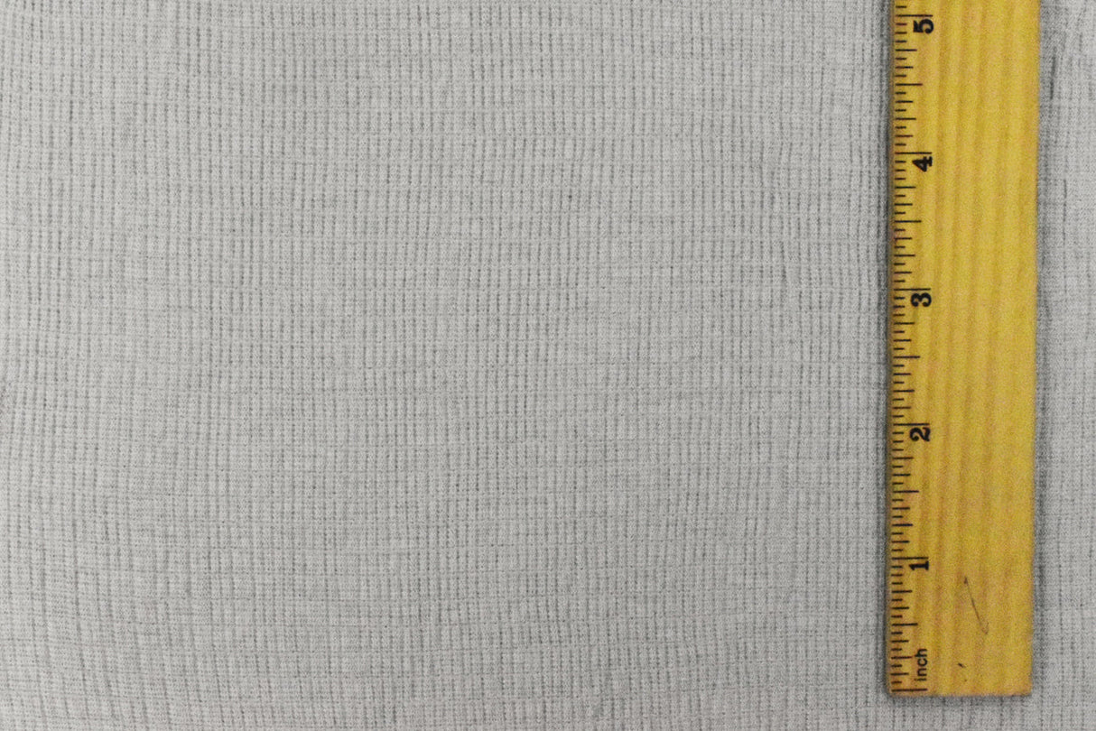 1 Yard Dusty Blue Gray White Slub Stretch Jersey Knit Fabric 58 Inches