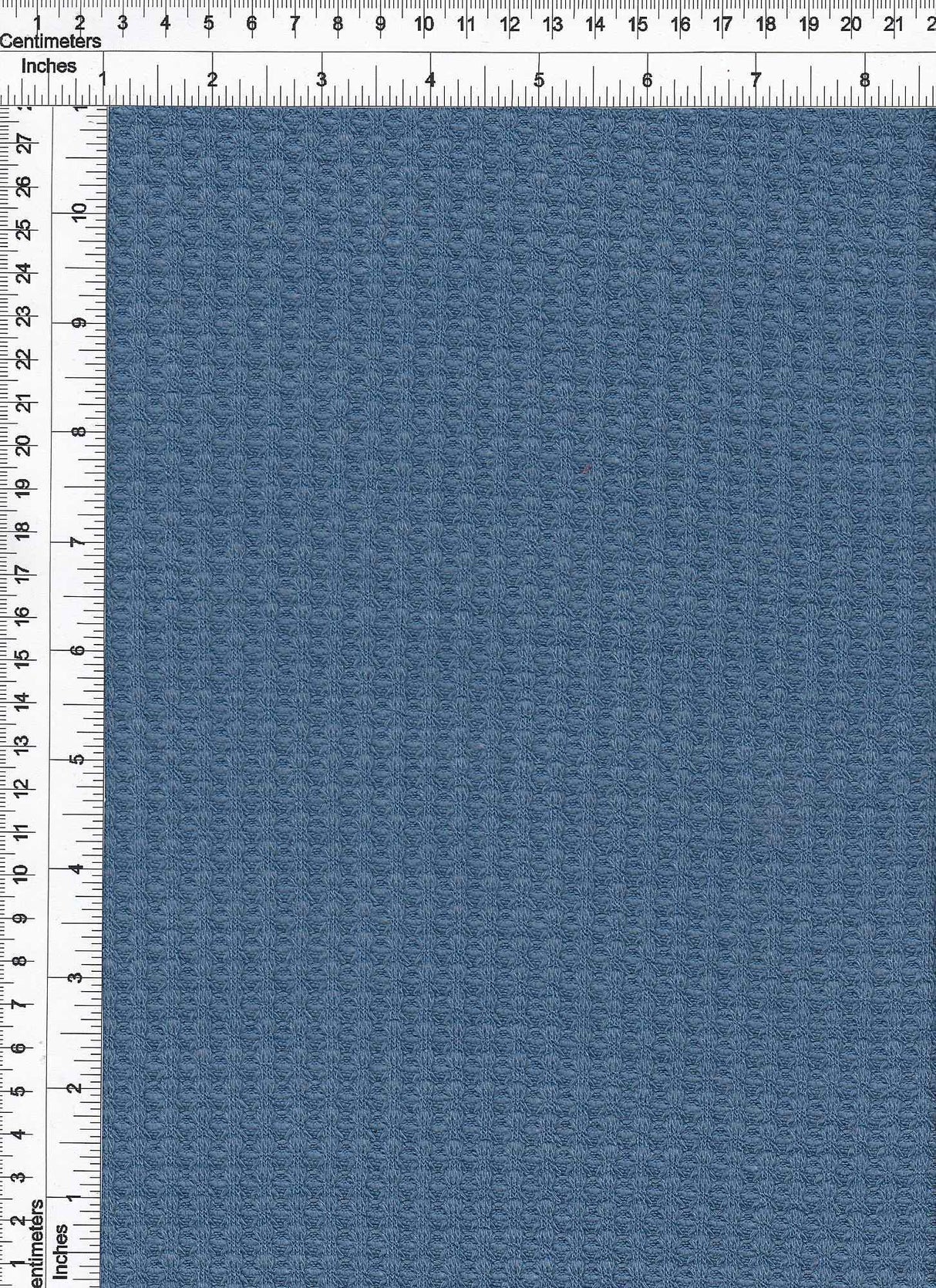 1 Yard Waffle Solid Knit Fabric, 58/60'' Wide Polyester Rayon Spandex Blend