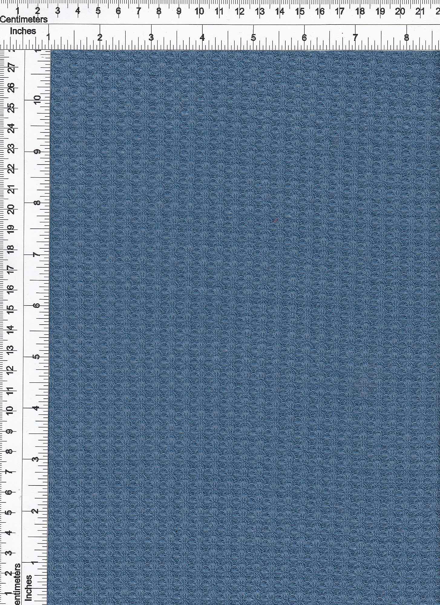 1 Yard Waffle Solid Knit Fabric, 58/60'' Wide Polyester Rayon Spandex Blend