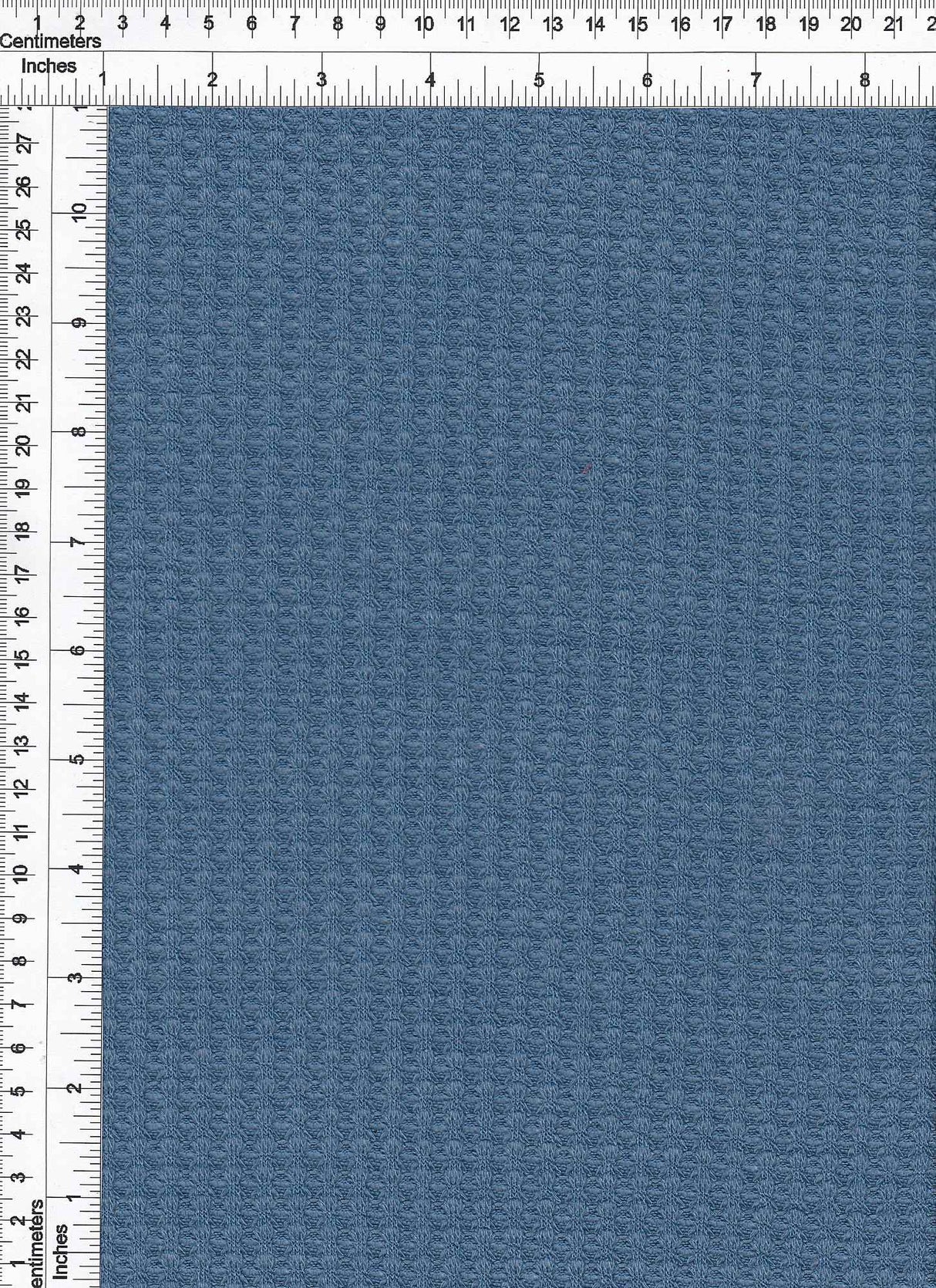 Waffle Stretch Knit Fabric Solid