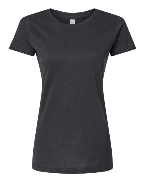 Women's Short Sleeve Crewneck Fine Jersey Tee