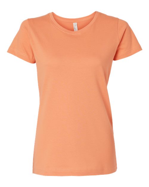 Women's Short Sleeve Crewneck Fine Jersey Tee