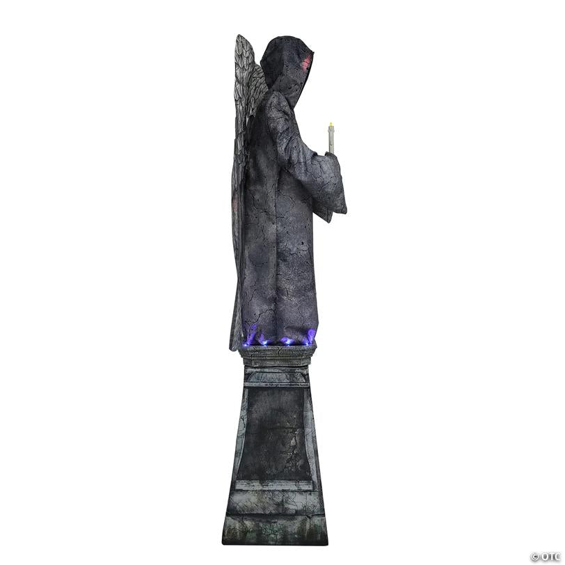 96" Animated Cemetery Angel Halloween Decoration