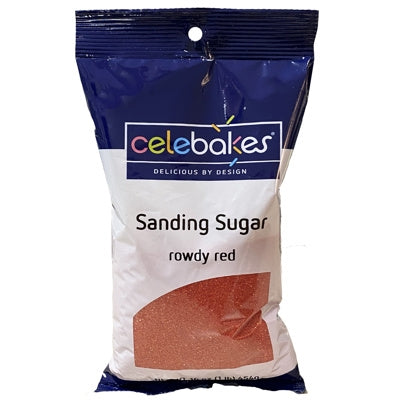 Red Sanding Sugar - 16 Ounce