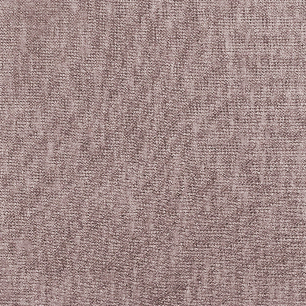 1 Yard Old Mauve Slub Stretch Brushed Jersey Knit Fabric, 58 Inches Wide