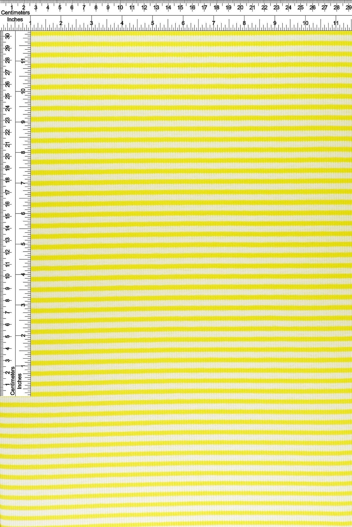 Rib Knit Neon Horizontal Stripe Fabric