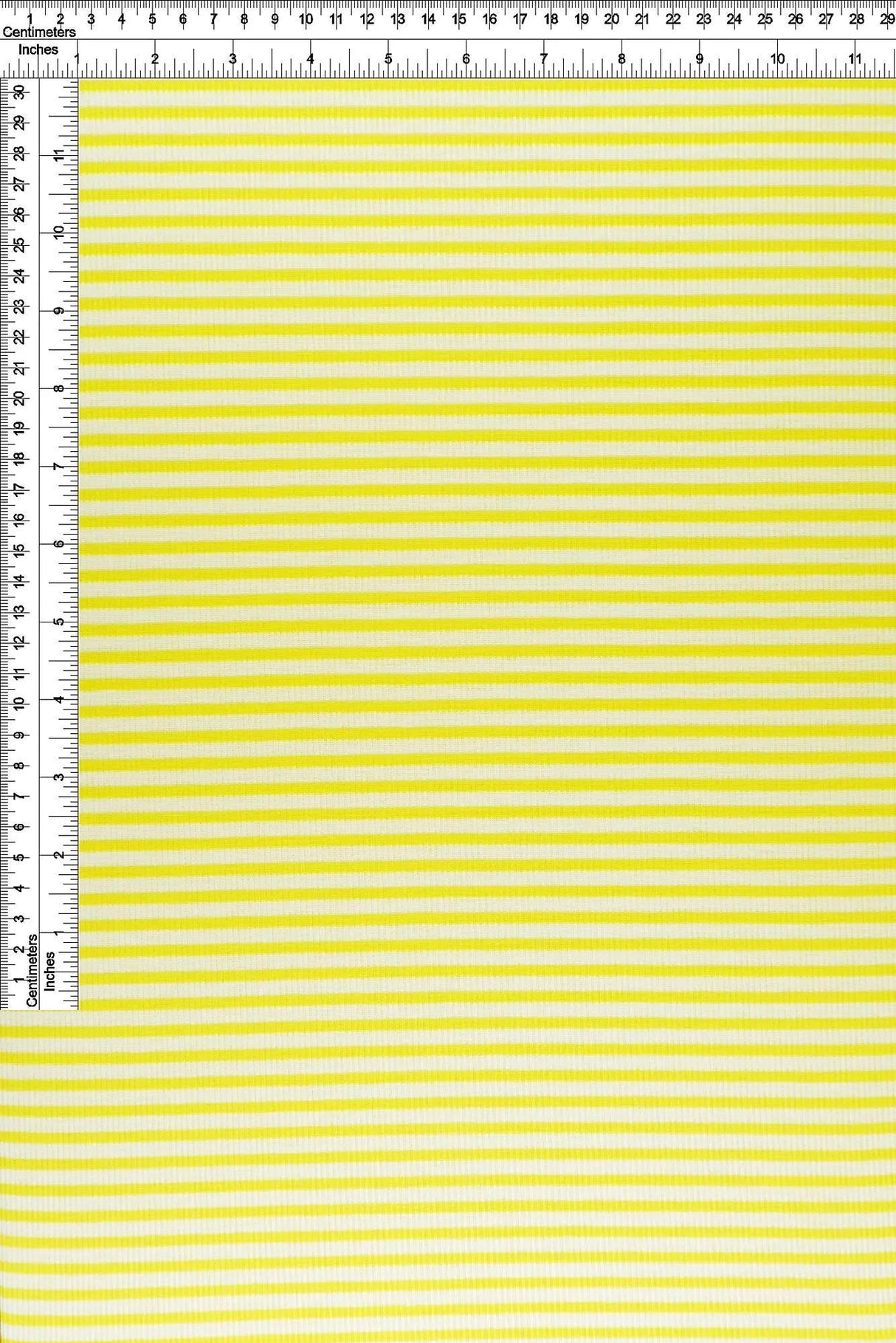 1 Yard Ribbed Horizontal Stripe Y/D Fabric 180 GSM Poly Rayon Spandex Blend 52/54" Width