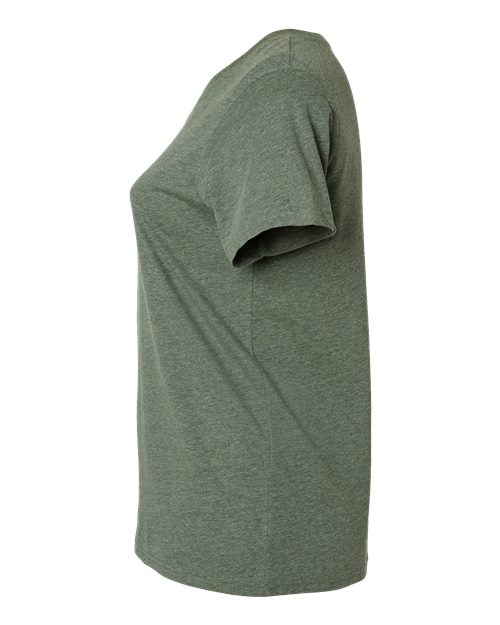 কার্ভি কালেকশন মহিলাদের ফাইন জার্সি ভি-নেক টি-শার্ট