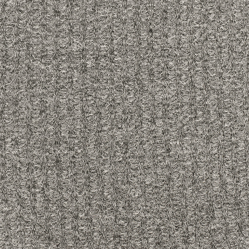 1 Yard Nature Black White Texture Stretch Rib Waffle Knit Fabric 58 Inches Wide