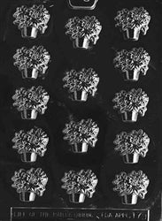 Poinsettias in Pot Chocolate Mold