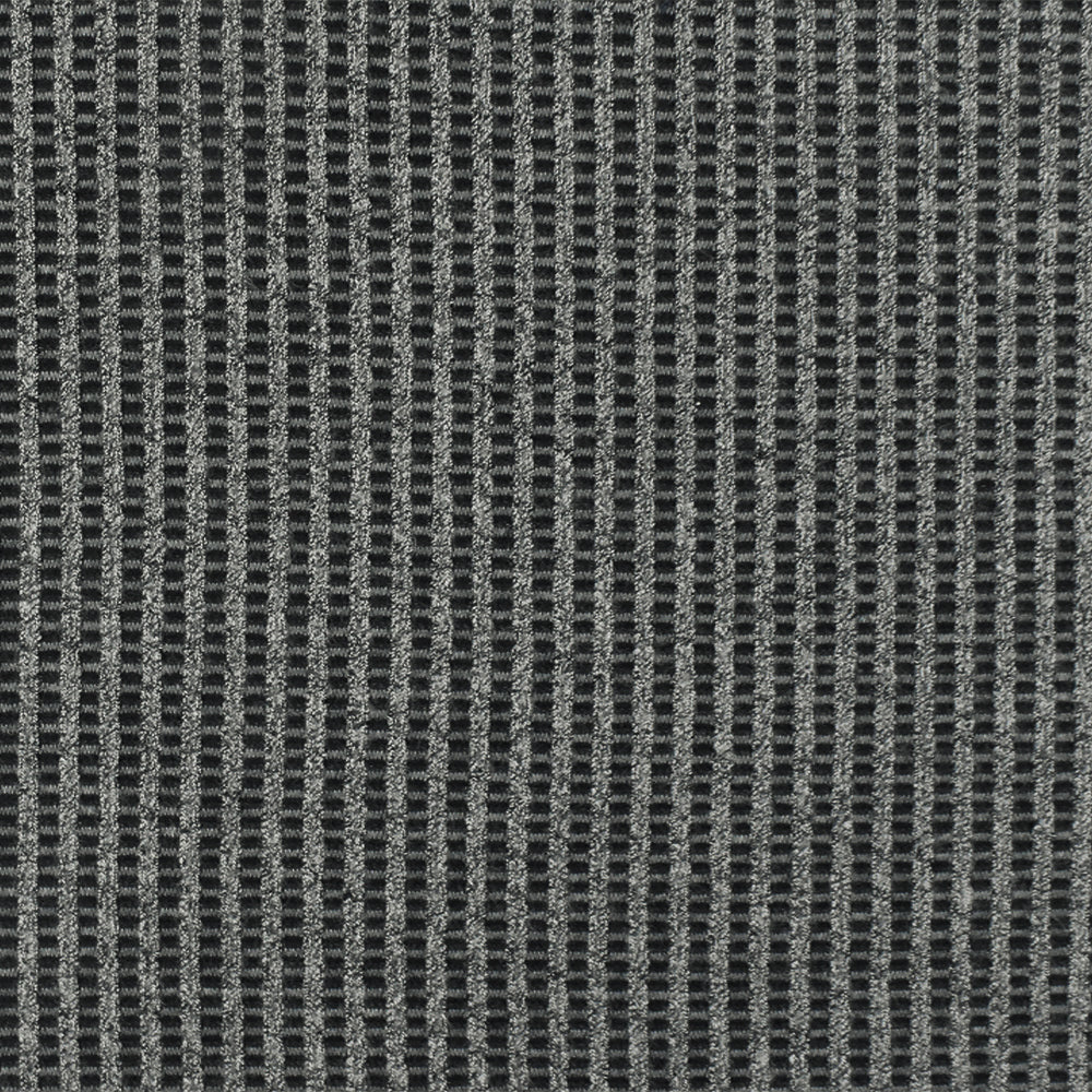 1 Yard Shadow Gray, Black & White Mesh Knit Textured Stretch Fabric for Apparel & Dancewear, 58" Wide