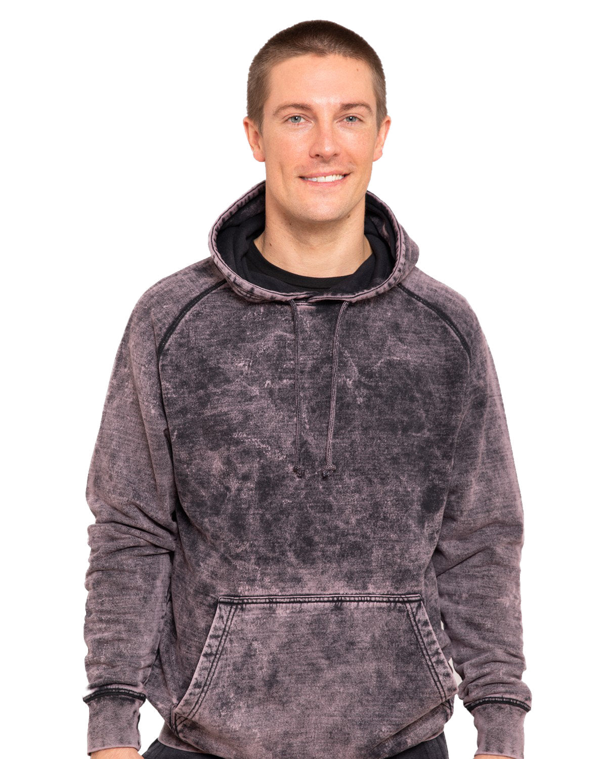 Lane Seven® Unisex Vintage Raglan Hooded Sweatshirt=84013