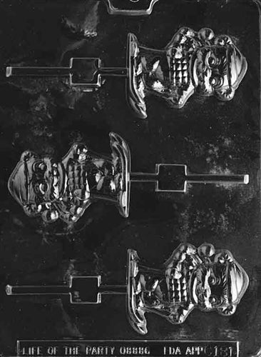 Skiing Bear Lolly Chocolate Mold - LPC181