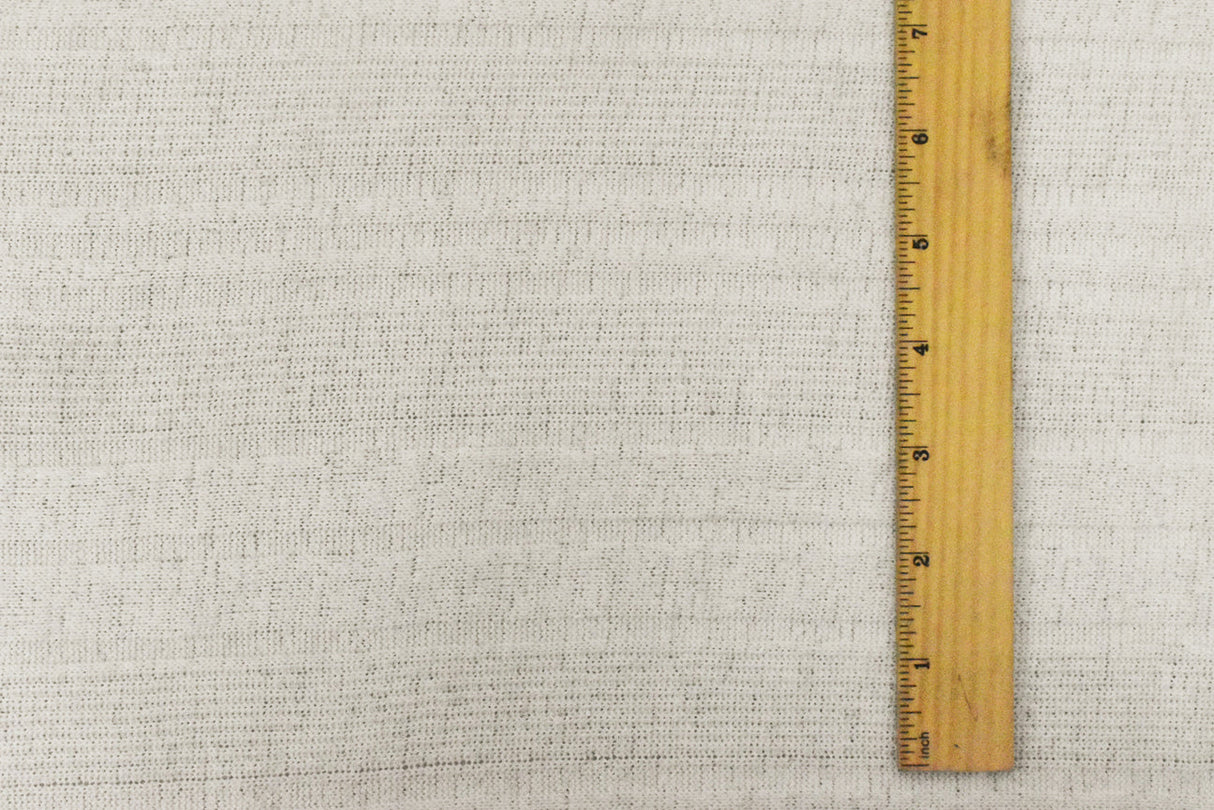 1 Yard Vintage Ivory Solid Stretch Poly Multi Rib Knit Fabric For Activewear, 56 Inches Wide