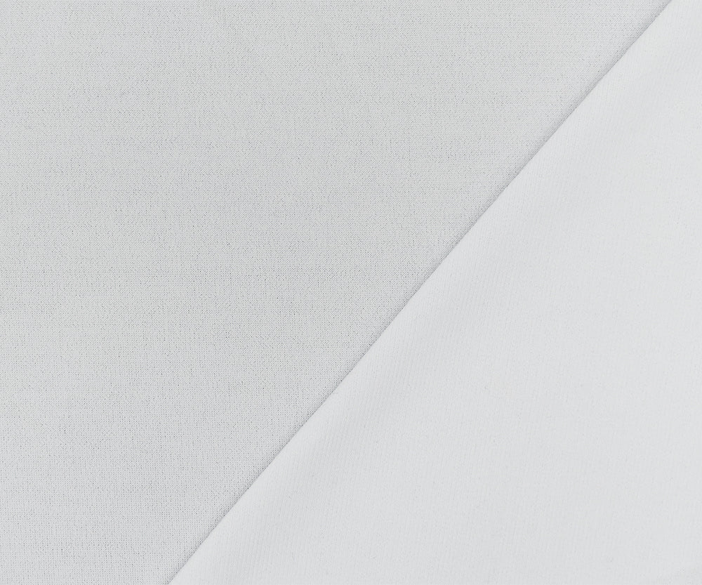 1 Yard White Nylon Spandex ITY Jersey Knit Fabric Lightweight Stretch 58 Inches Wide