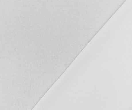 1 Yard White Nylon Spandex ITY Jersey Knit Fabric Lightweight Stretch 58 Inches Wide