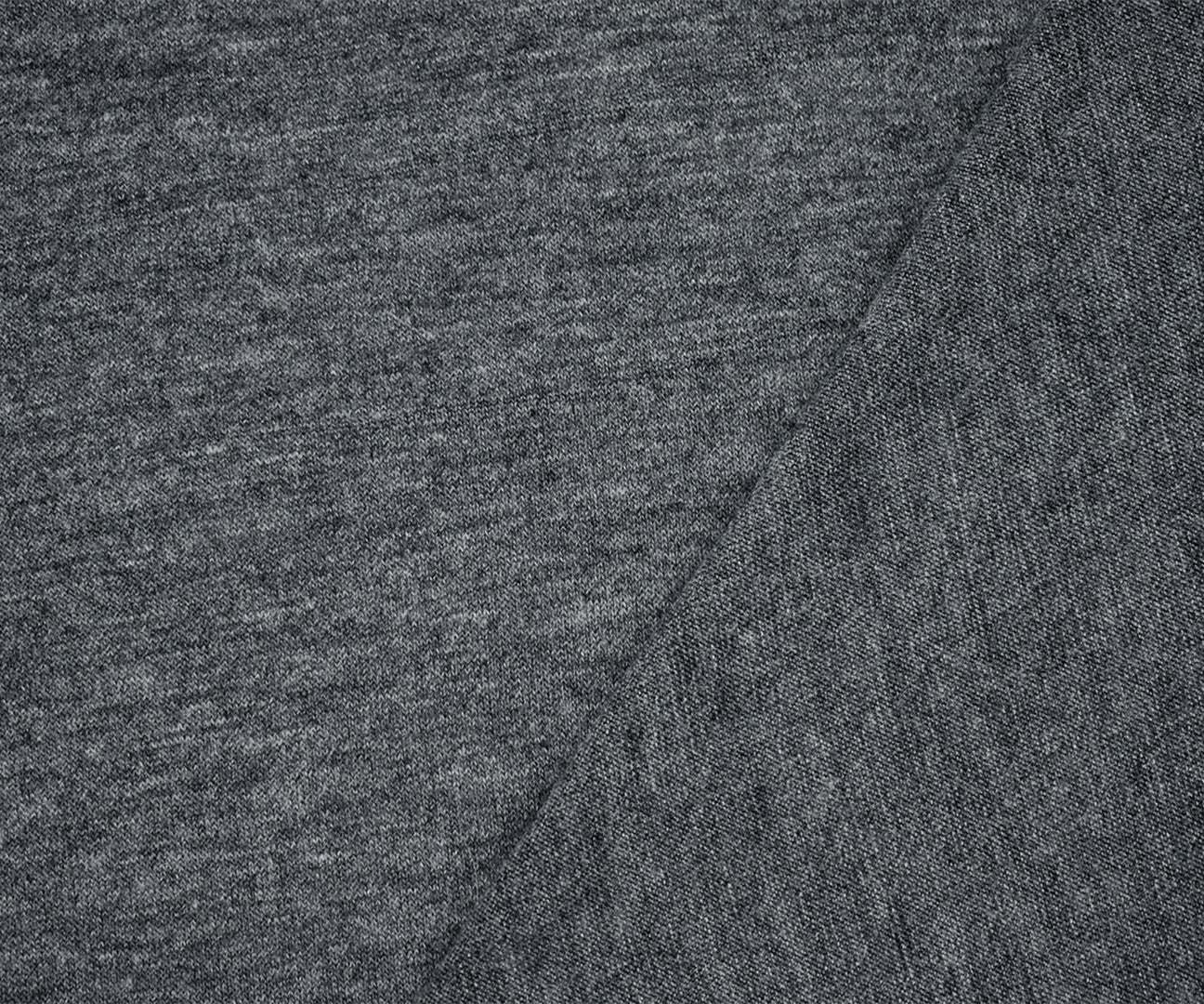 1 Yard Heather Gray Rayon Stretch Spandex Slub Double Brushed Jersey Knit Fabric For Apparel Crafts 60 Inches Width