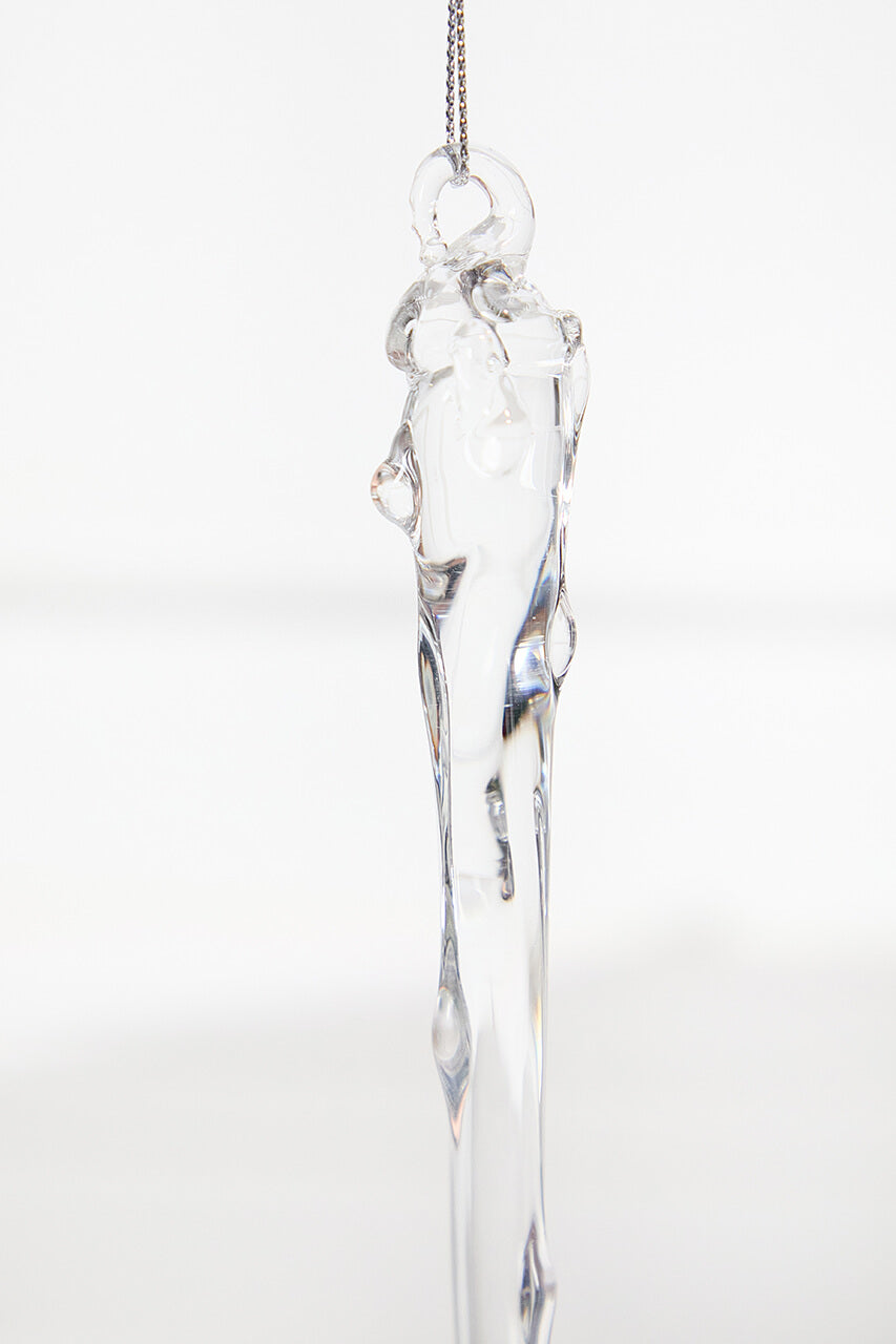 Glass Icicle Ornament