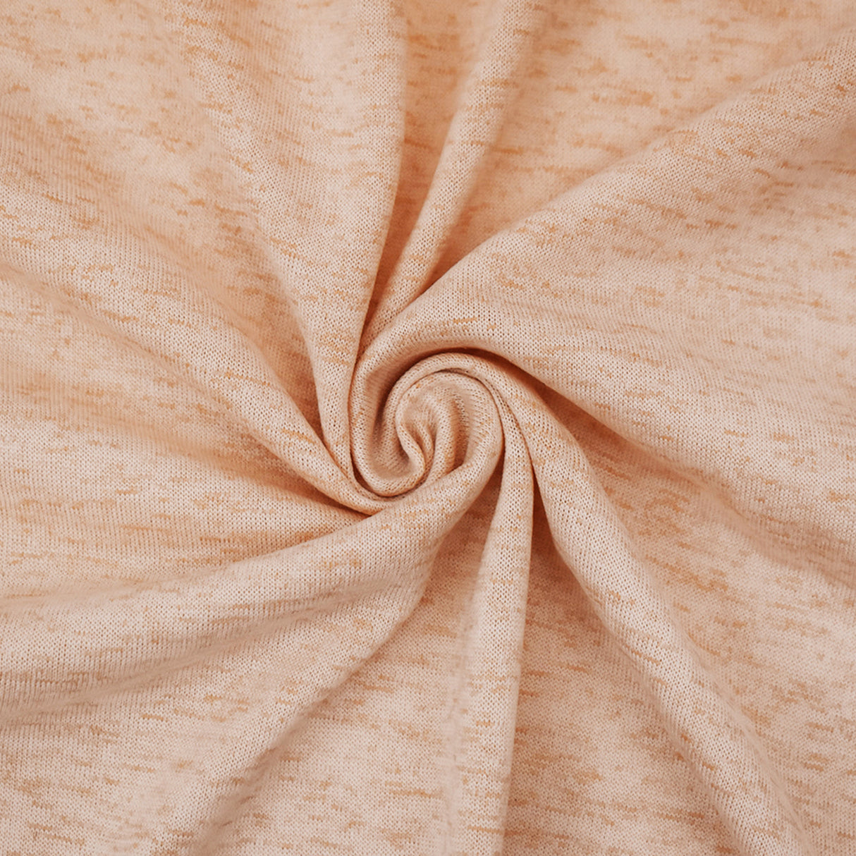 1 Yard Peach Orange Poly Stretch Spandex Semi Sheer Slub Knit Fabric For Apparel Crafts 60 Inches Width