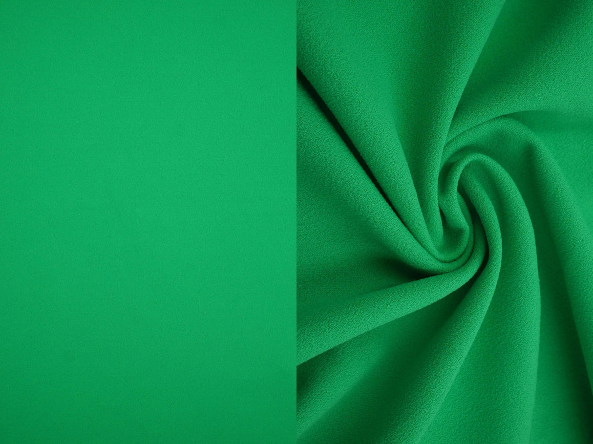 1 Yard Solid Techno Crepe Fabric, Heavy Stretch 58/60" Wide for Apparel