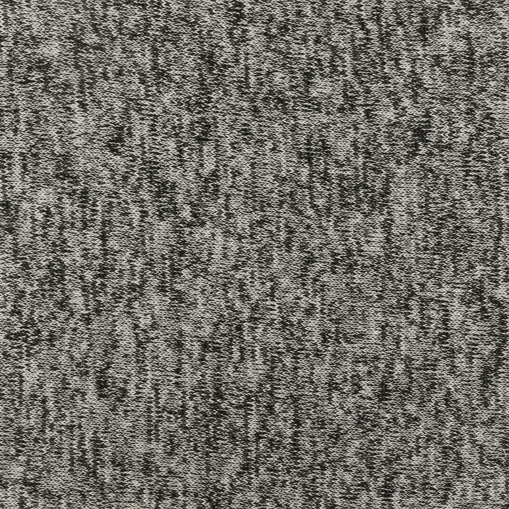 1 Yard Bright White, Black & Gray Texture Stretch Jersey Knit Fabric, 54" Wide