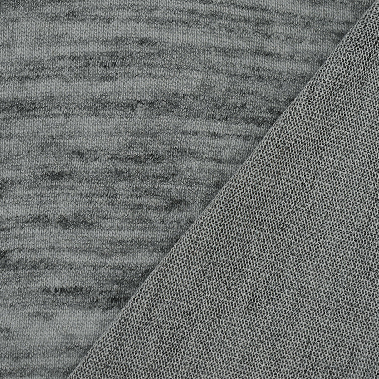 1 Yard Gray Black Rayon Stretch Spandex Brushed Slub Jersey Knit Fabric For Apparel Crafts 54 Inches Width