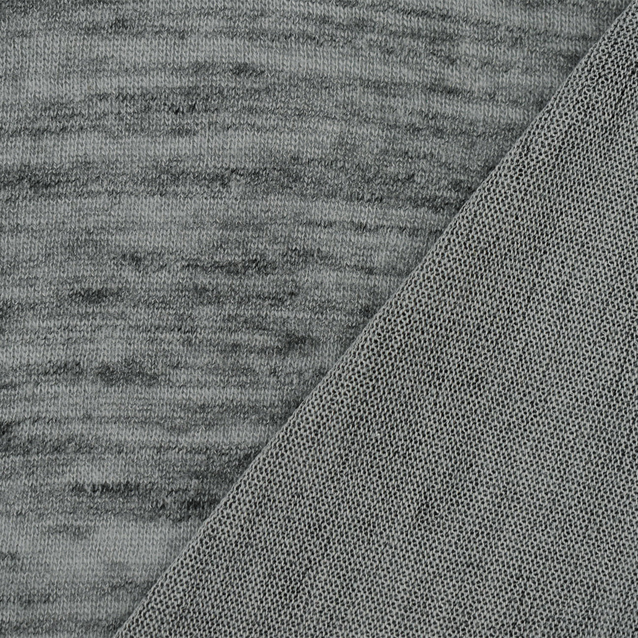 1 Yard Gray Black Rayon Stretch Spandex Brushed Slub Jersey Knit Fabric For Apparel Crafts 54 Inches Width