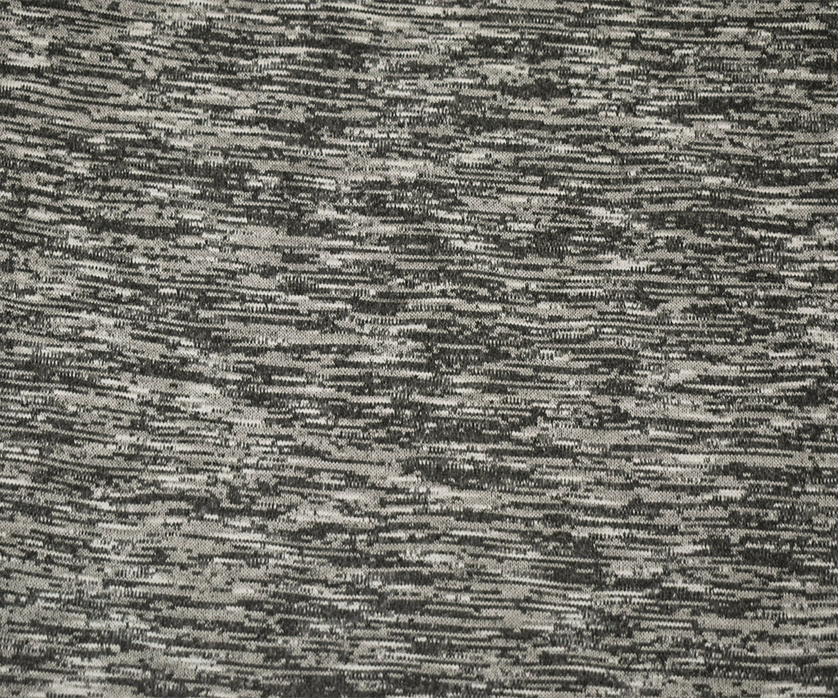 1 Yard Black Multi Cotton Poly Stretch Spandex Slub Jersey Knit Fabric For Apparel Crafts 59 Inches Width