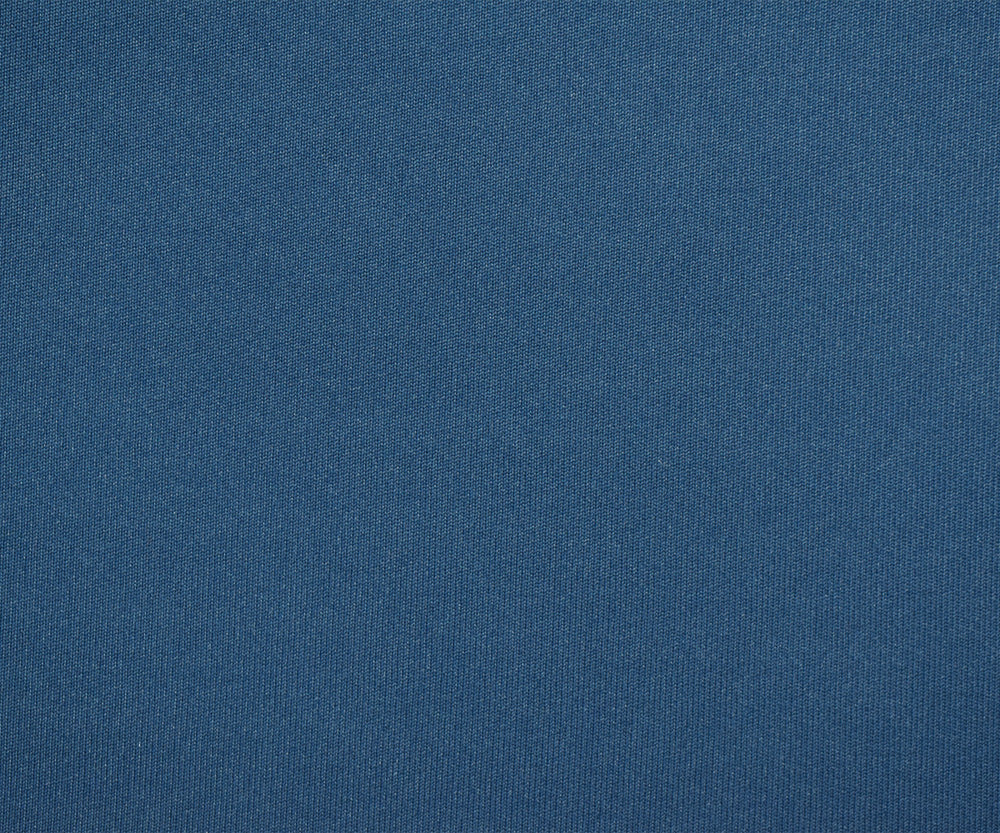 1 Yard Blue Polyester Spandex Solid Interlock Knit Fabric 60 Inches Width