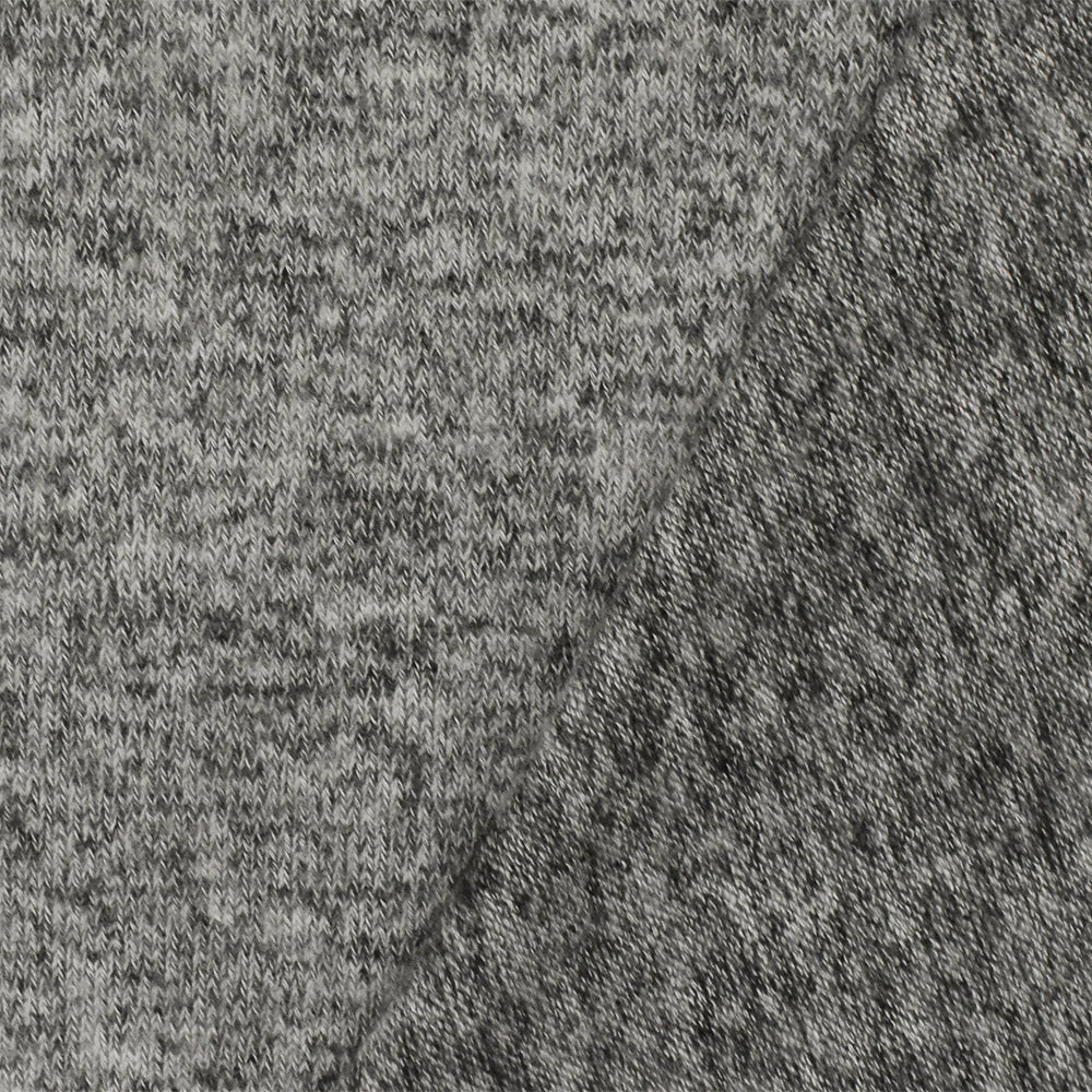 1 Yard Heather Charcoal Gray Brushed Stretch Jersey Knit Fabric Soft Lightweight 53 Inches Width