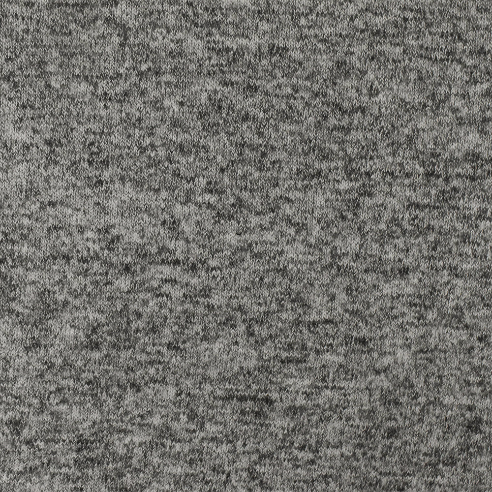 1 Yard Heather Charcoal Gray Brushed Stretch Jersey Knit Fabric Soft Lightweight 53 Inches Width