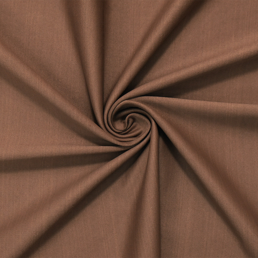 1 Yard Brown Nylon Spandex Solid Tricot Activewear Knit Fabric 60 Inches Width