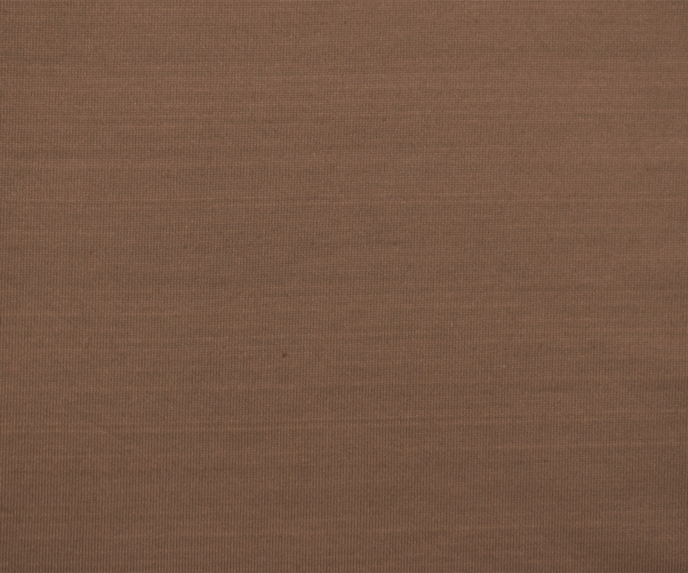 1 Yard Brown Solid Nylon Spandex Tricot Fabric for Activewear 58 Inches Wide