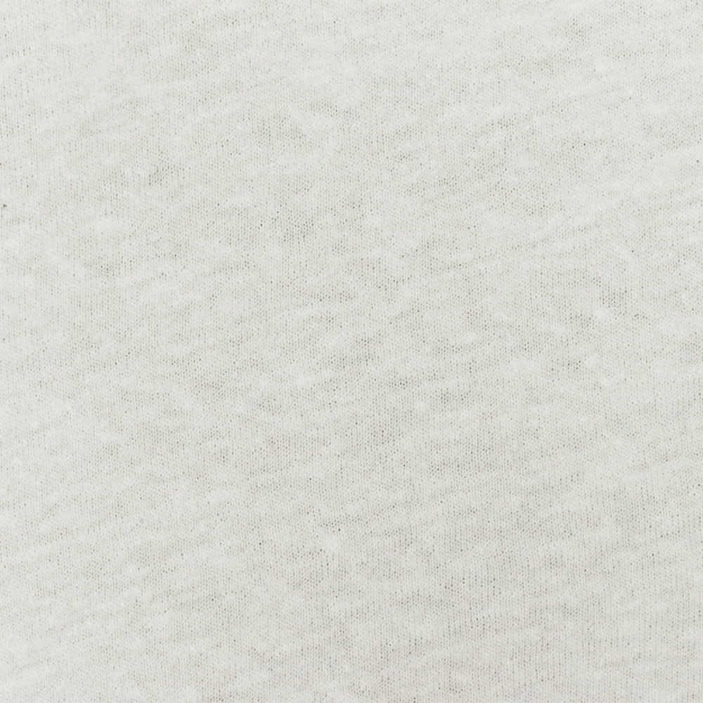 1 Yard Wind Ivory Jersey Knit Soft Slub Texture Poly Cotton Stretch Fabric , 65" Wide