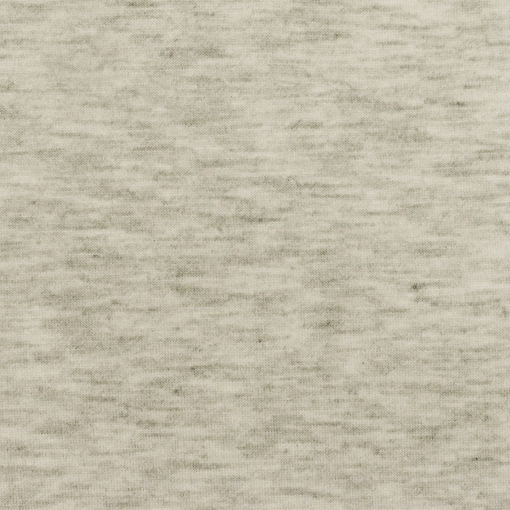 1 Yard Old Ivory Gray Slub Knit Rayon Blend for Dresses & Basic Tees , 61 Inches Wide