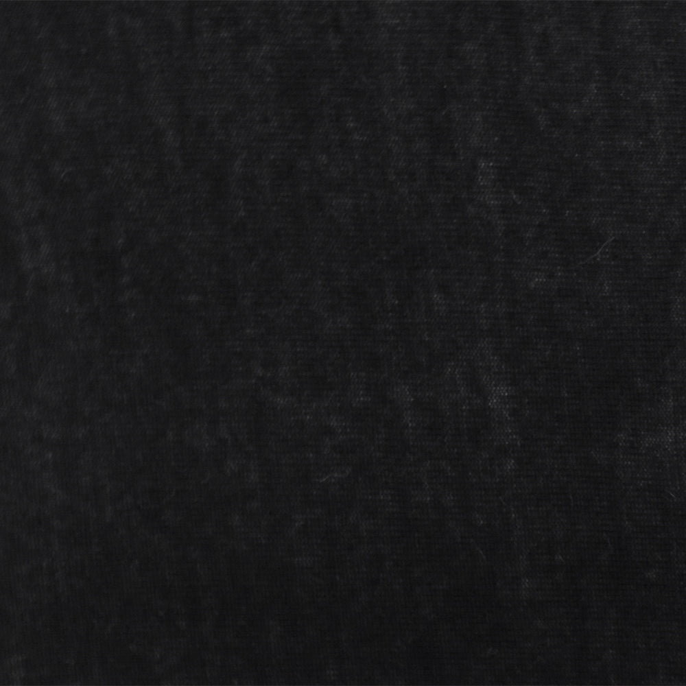 1 Yard Casino Black Solid Stretch Rayon Tissue Jersey Knit Fabric 58 Inches
