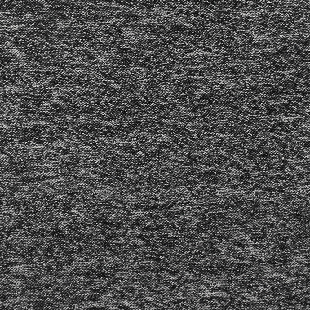 1 Yard Simple Gray & Black Texture Stretch Poly Jersey Knit Fabric for Activewear, 56 Inches Wide