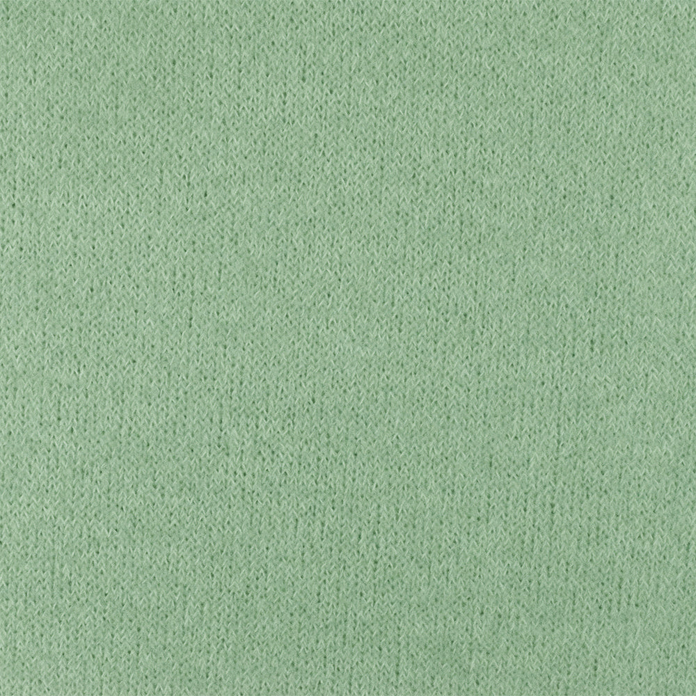 1 Yard Sugar Cream Green White Textured Stretch Polyester Jersey Knit Fabric 59 Inches Width