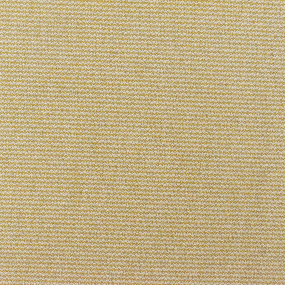 1 Yard Earth Yellow & White Textured Stripe Stretch Jersey Knit Fabric for Activewear, 60" Wide