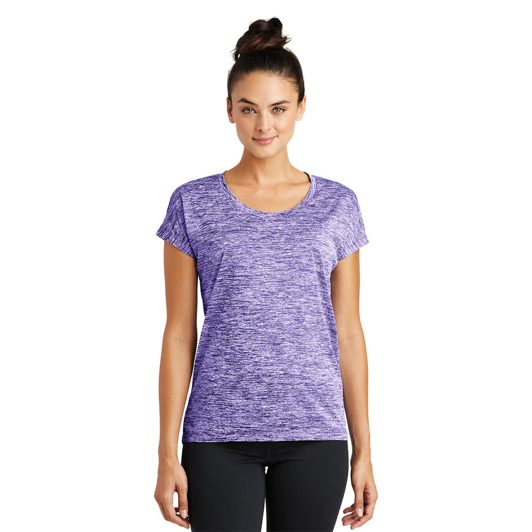 Women's Short Sleeve PosiCharge Electric Heather Sporty Tee