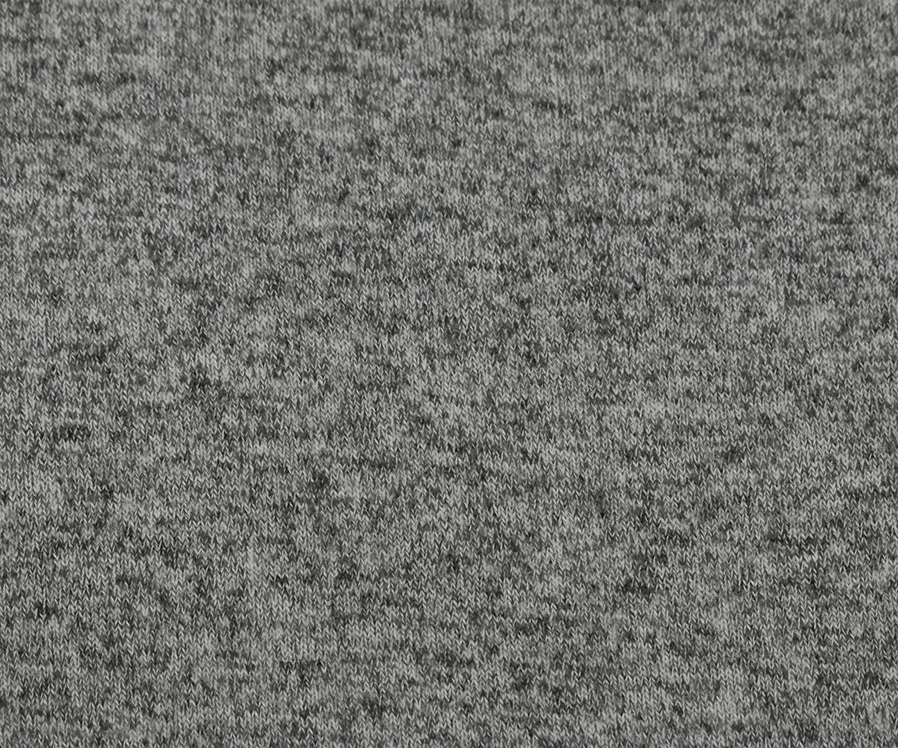 1 Yard Heather Black White Cotton Brushed Back Hacci Jersey Knit Fabric For Apparel Crafts 56 Inches Width