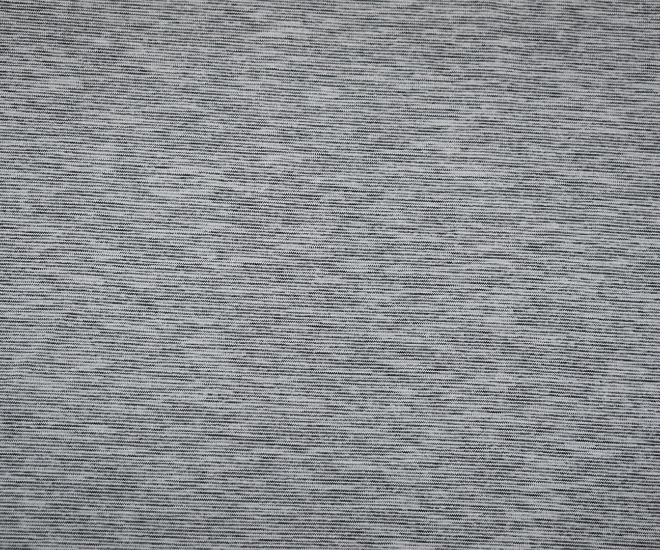 1 Yard Black White Gray Polyester Spandex Slub Jersey Knit Fabric Stretch 58 Inches Wide