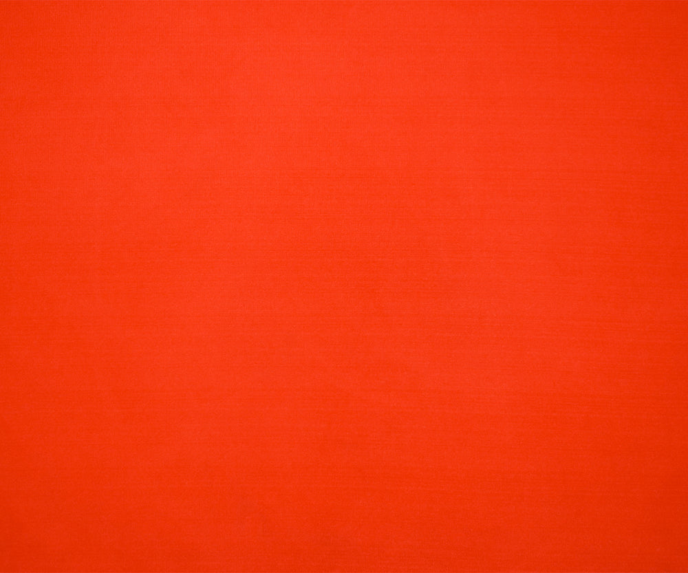 1 Yard Bright Orange Stretch Nylon Spandex Fabric Lightweight Swimwear Material 58 Inches Wide