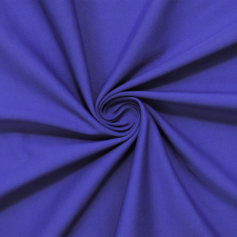 1 Yard Digital Blue Nylon Spandex Tricot Knit Fabric Stretch Activewear 58 Inches Wide